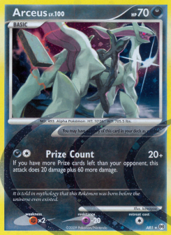 Arceus - pokemon TCG Card