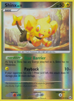 Shinx - pokemon TCG Card
