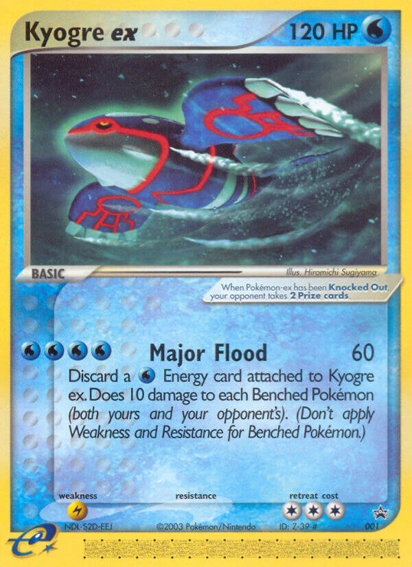 Kyogre ex - Pokémon TCG Card