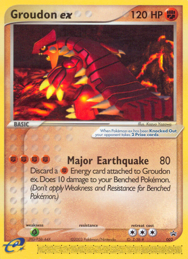 Groudon ex - Pokémon TCG Card