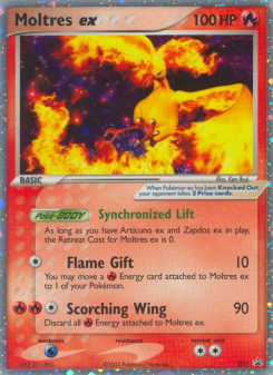 Moltres ex - pokemon TCG Card