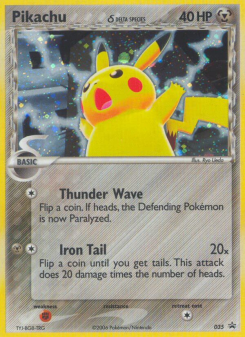 Pikachu δ - pokemon TCG Card
