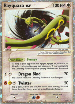 Rayquaza ex - pokemon TCG Card