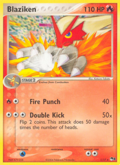 Blaziken - pokemon TCG Card