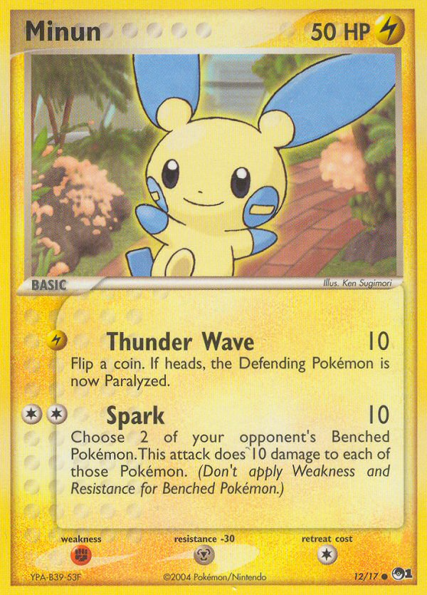 Minun - Pokémon TCG Card