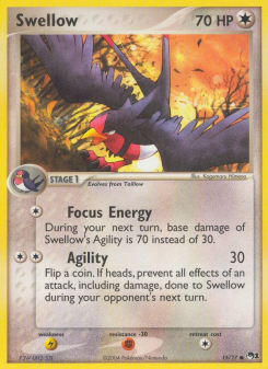 Swellow - pokemon TCG Card