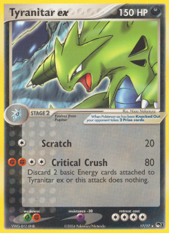Tyranitar ex - pokemon TCG Card