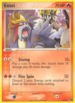 Entei - pokemon TCG Card