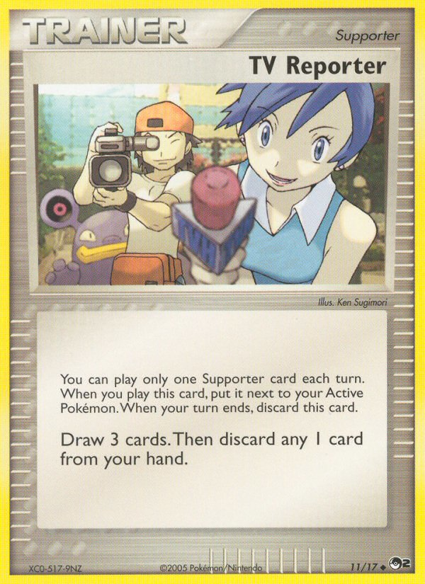 TV Reporter - Pokémon TCG Card