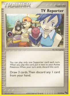 TV Reporter - pokemon TCG Card