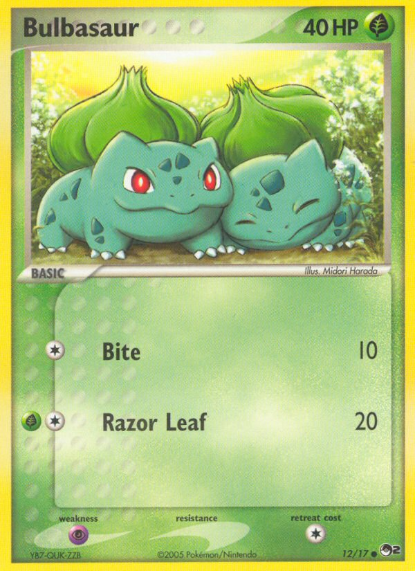 Bulbasaur - Pokémon TCG Card