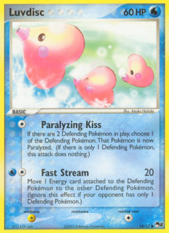 Luvdisc - pokemon TCG Card