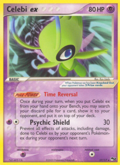 Celebi ex - pokemon TCG Card