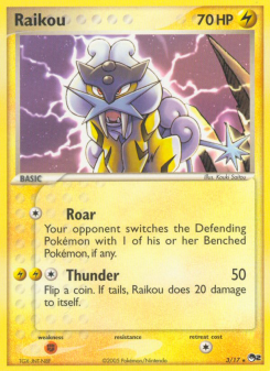 Raikou - pokemon TCG Card