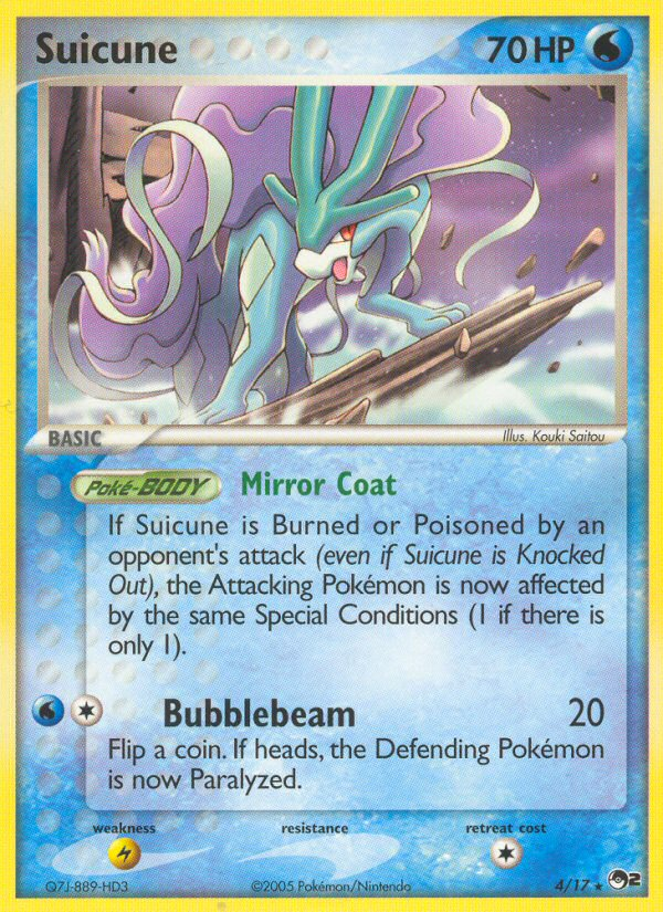 Suicune - Pokémon TCG Card
