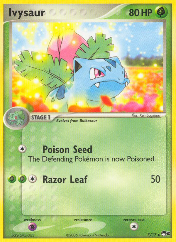 Ivysaur - Pokémon TCG Card