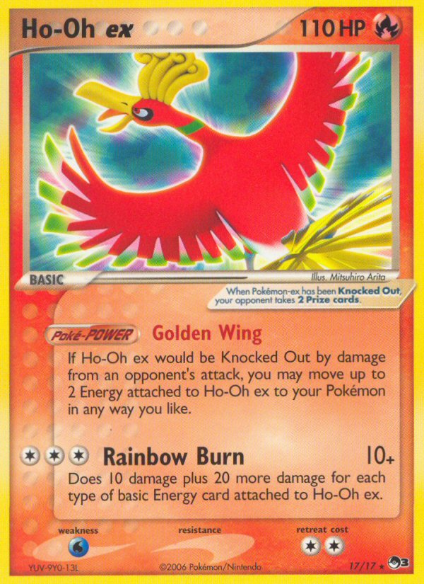 Ho-Oh ex - Pokémon TCG Card