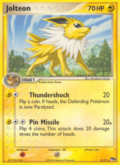 Jolteon - pokemon TCG Card