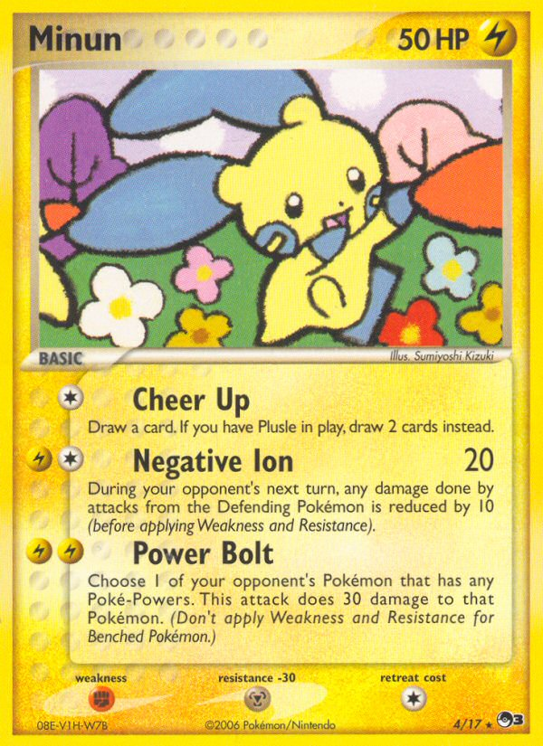 Minun - Pokémon TCG Card