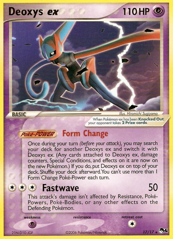 Deoxys ex - Pokémon TCG Card