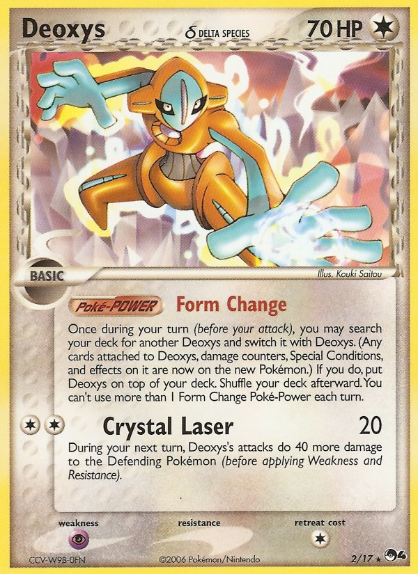 Deoxys δ - Pokémon TCG Card