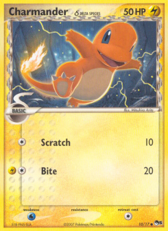 Charmander δ - pokemon TCG Card