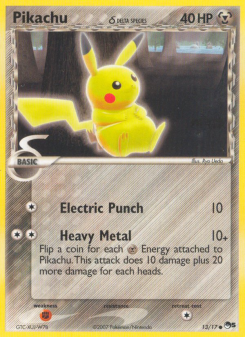 Pikachu δ - pokemon TCG Card