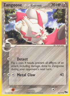 Zangoose δ - pokemon TCG Card