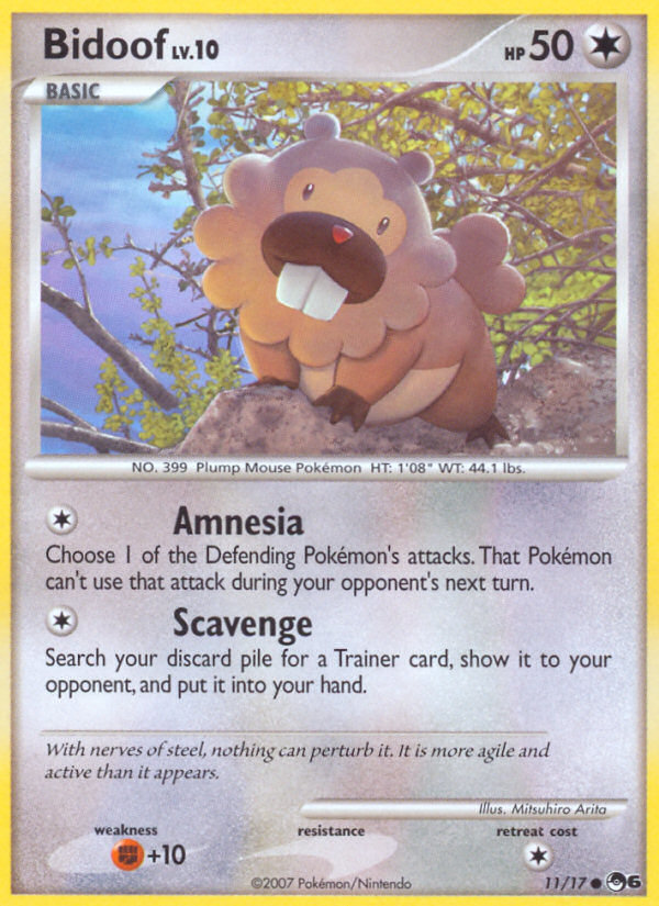 Bidoof - Pokémon TCG Card