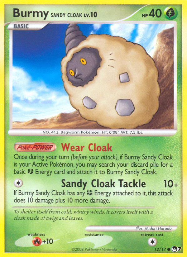 Burmy Sandy Cloak - Pokémon TCG Card