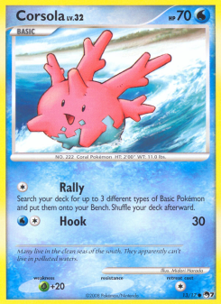 Corsola - pokemon TCG Card
