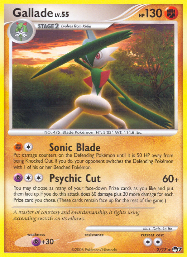 Gallade - Pokémon TCG Card