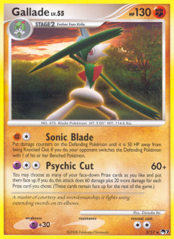 Gallade - pokemon TCG Card