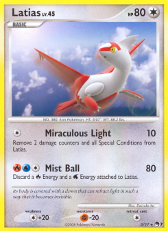 Latias - pokemon TCG Card