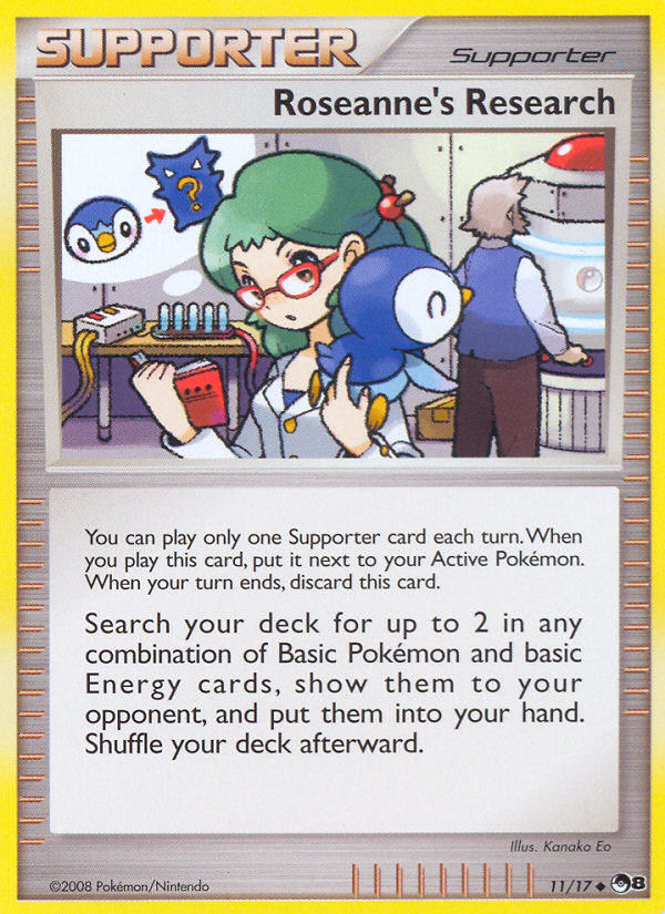 Roseanne’s Research - Pokémon TCG Card