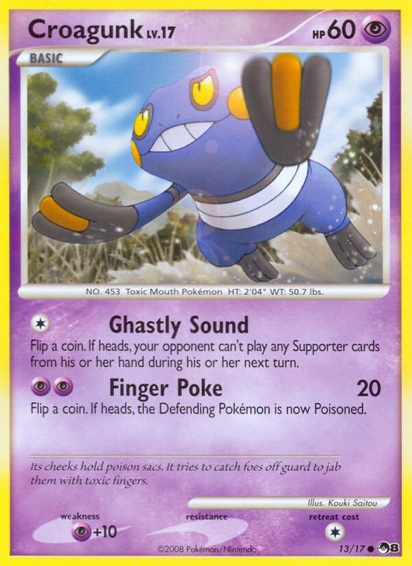 Croagunk - Pokémon TCG Card