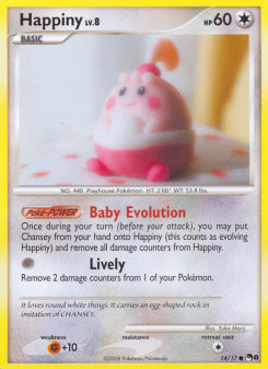 Happiny - pokemon TCG Card