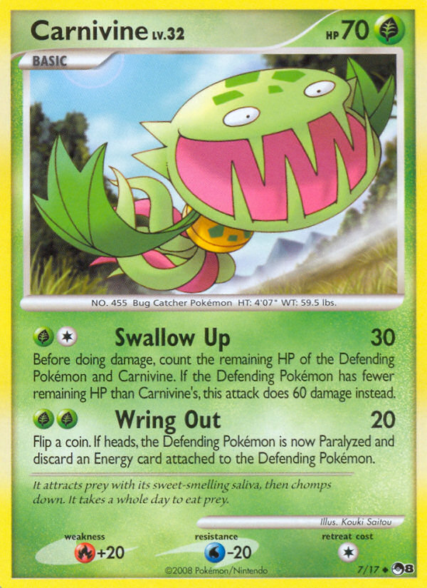 Carnivine - Pokémon TCG Card