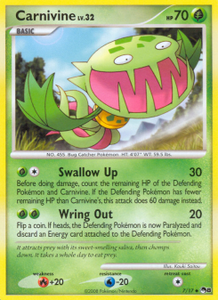 Carnivine - pokemon TCG Card