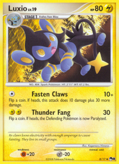 Luxio - pokemon TCG Card