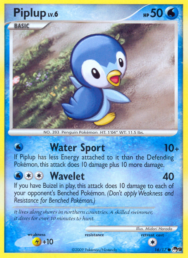 Piplup - Pokémon TCG Card