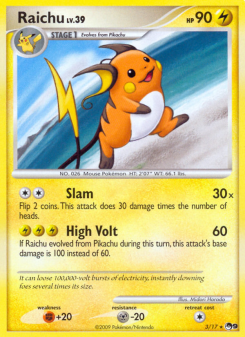 Raichu - pokemon TCG Card