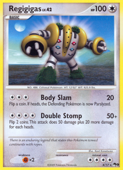 Regigigas - pokemon TCG Card