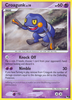 Croagunk - pokemon TCG Card