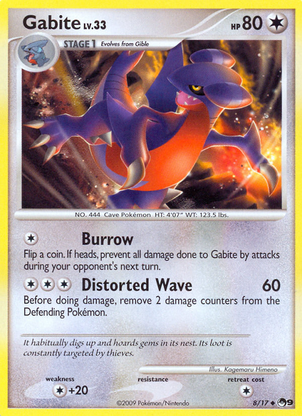 Gabite - Pokémon TCG Card