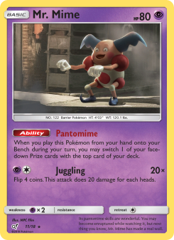 Mr. Mime - pokemon TCG Card