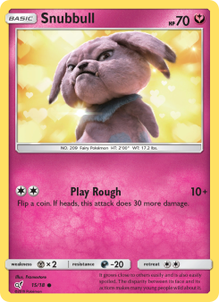 Snubbull - pokemon TCG Card