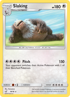Slaking - pokemon TCG Card