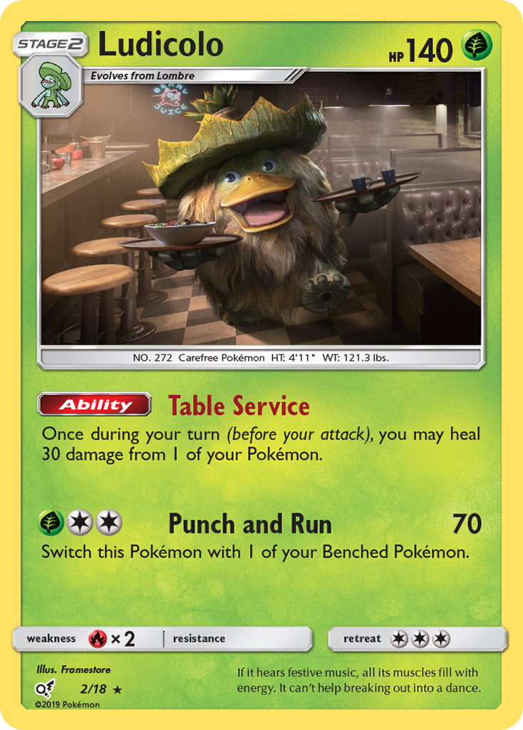 Ludicolo - Pokémon TCG Card