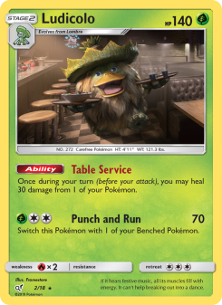 Ludicolo - pokemon TCG Card